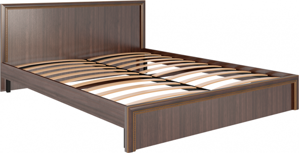 Кровать 2-спальная Беатрис М07 (Орех Гепланкт) в Красноярске - изображение