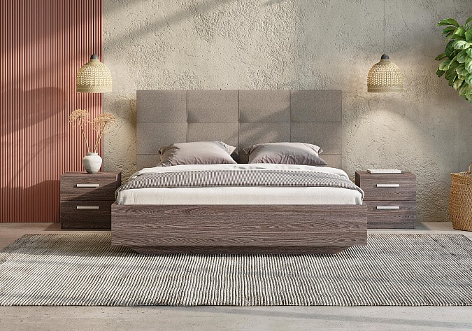 Двуспальная кровать Victoria (ясень анкор) 200х190 с основанием в Норильске - изображение 2