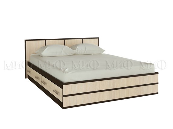 Односпальная кровать Сакура 1200 с ящиками в Красноярске - изображение