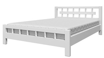 Спальная кровать Натали-5 (Белый Античный) 140х200 в Норильске