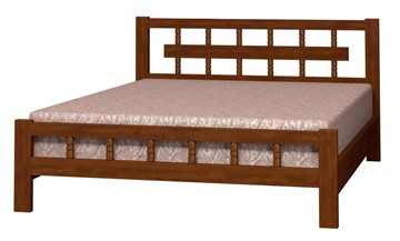 Кровать двуспальная Натали-5 (Орех) 160х200 в Норильске