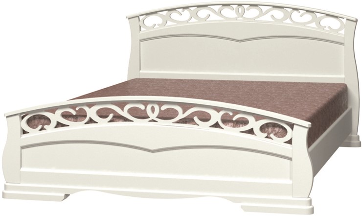 Односпальная кровать Грация-1 (Белый Античный) 120х200 в Красноярске - изображение 1