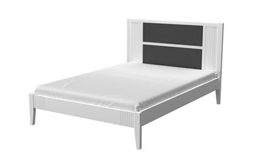 Полуторная кровать Бетти из массива сосны (Белый Античный) 160х200 в Норильске