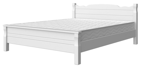 Кровать спальная Мюнхен-4 (Белый античный) 160х200 в Норильске - изображение