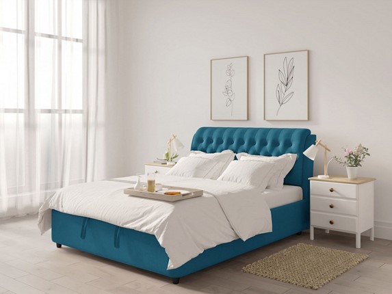 Спальная кровать Siena-2 1400х2000 с подъёмным механизмом в Норильске - изображение