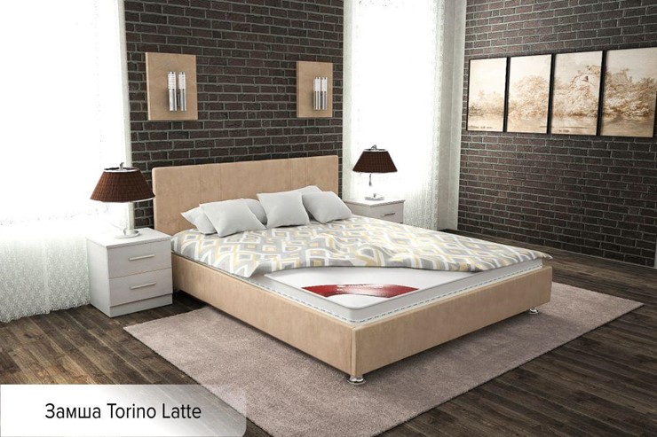 Кровать полутороспальная Вена 140х200 (с основанием) в Норильске - изображение 3