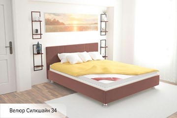 Кровать полутороспальная Вена 140х200 (с основанием) в Норильске - предосмотр 1