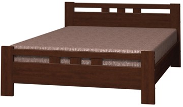 Спальная кровать Вероника-2 (Белый Античный) 140х200 в Норильске - предосмотр 3