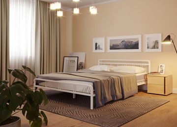 Односпальная кровать Леон, 900, белый в Красноярске