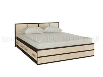 Кровать 2-спальная Сакура 1600 с ящиками в Норильске
