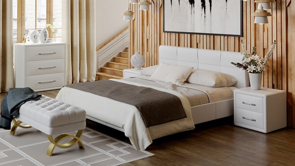 Гарнитур спальный Элис (Белый) в Норильске - изображение