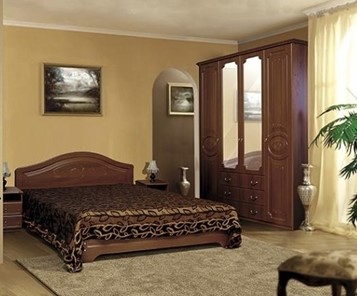Модульная спальня Ивушка-5, цвет Итальянский орех в Норильске