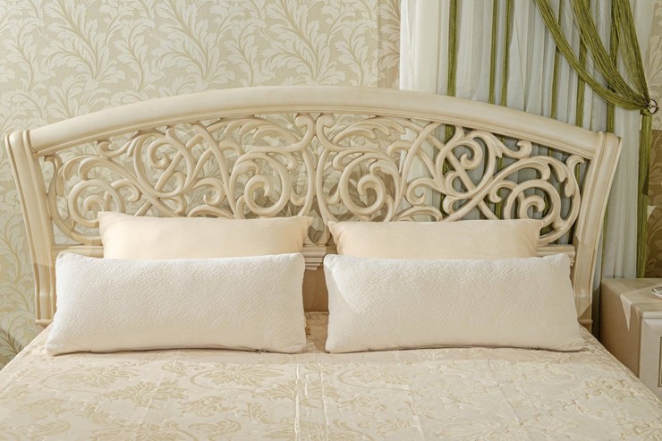 Гарнитур в спальню Александрия, кровать, 2 тумбочки, Ленто в Красноярске - изображение 2