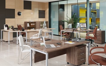 Офисный набор мебели Xten S 1 - один стол с приставным брифингом в Норильске - предосмотр