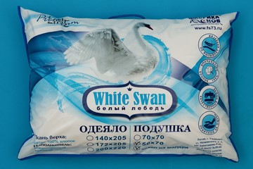 Подушка 50х70 Белый лебедь в Красноярске - предосмотр 2