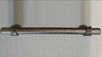 Ручка-скоба (128 мм), античное серебро Прованс в Норильске