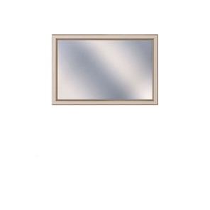 Зеркало навесное Сиена, Бодега белый / патина золото, 92х52 в Норильске