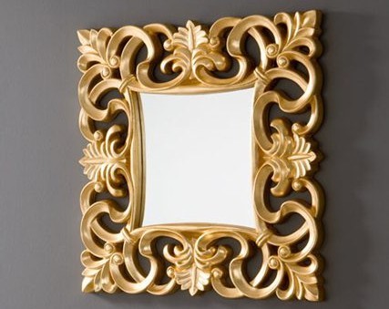 Навесное зеркало PU021 золото в Норильске - изображение 1