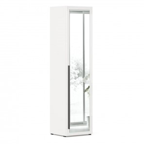 Шкаф 1-дверный Джоли Тип 1 ЛД 535.100 с зеркалом, Серый шелк в Красноярске