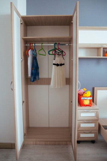 Детский 2-дверный шкаф Остин М02 в Норильске - изображение 3