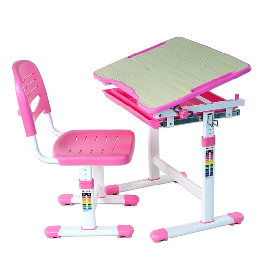 Парта растущая + стул Piccolino Pink в Норильске - изображение 4