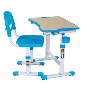 Растущий стол и стул Piccolino II Blue в Норильске - предосмотр 1