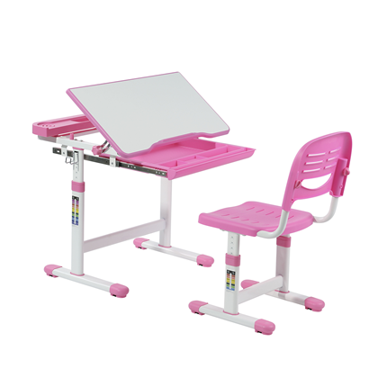 Стол растущий и стул Cantare Pink в Норильске - изображение