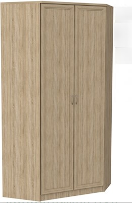 Шкаф распашной 403 несимметричный, цвет Дуб Сонома в Норильске - изображение