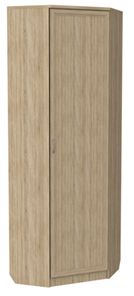 Шкаф распашной 402 угловой со штангой, цвет Дуб Сонома в Норильске - предосмотр