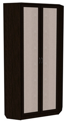 Шкаф 401 угловой со штангой, цвет Венге в Норильске - изображение