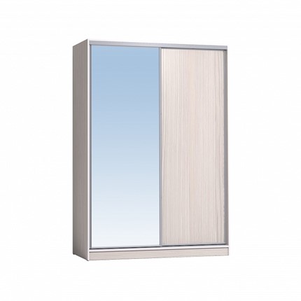 Шкаф 1600 Домашний Зеркало/ЛДСП, Бодега светлый в Норильске - изображение
