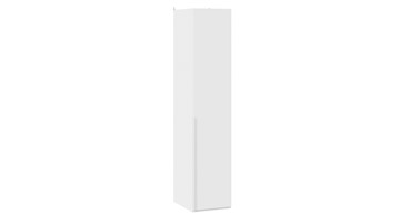 Шкаф одностворчатый Порто (580) СМ-393.07.001 (Белый жемчуг/Белый софт) в Норильске