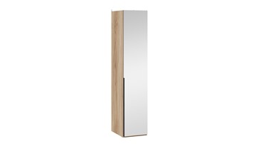 Шкаф для белья с 1 зеркальной дверью Порто (580) СМ-393.07.002 (Яблоня Беллуно/Графит) в Норильске
