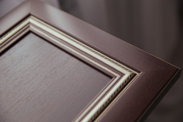 Угловой шкаф-стеллаж Беатрис М14 правый (Орех Гепланкт) в Норильске - изображение 1