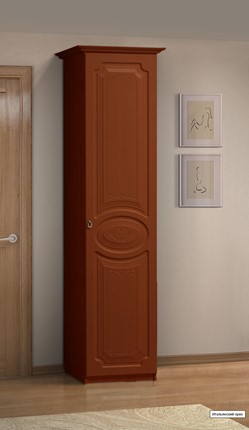 Шкаф-пенал Ивушка-5, цвет Итальянский орех в Красноярске - изображение