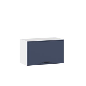 Кухонный горизонтальный шкаф 600 Индиго ЛД 298.710.000.119, Белый/Тёмно-синий в Норильске