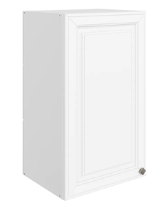 Шкаф кухонный Мишель L400 H720 (1 дв. гл.) эмаль (белый/белый) в Красноярске