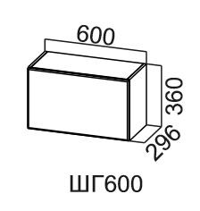 Настенный шкаф Модус, ШГ600/360, галифакс в Красноярске