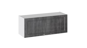 Навесной кухонный шкаф Прованс (Белый глянец/Санторини темный) В_36-90_1ДО в Норильске