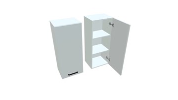 Кухонный навесной шкаф В9 45, Белое гладкое Ламарти/Белый в Норильске