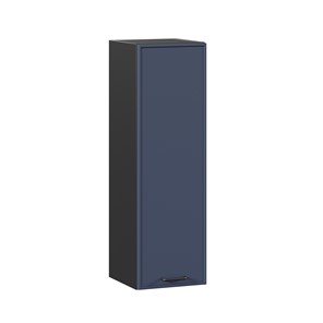 Навесной кухонный шкаф высокий 300 Индиго ЛД 298.410.000.150, Чёрный/Тёмно-синий в Норильске