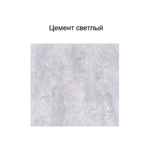 Шкаф кухонный со стеклом Модус, Ш500с/720, цемент светлый в Красноярске - предосмотр 2