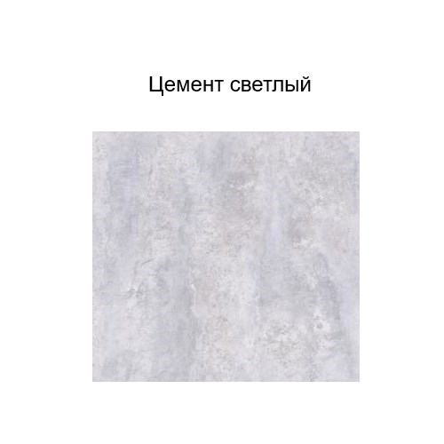 Шкаф кухонный со стеклом Модус, Ш500с/720, цемент светлый в Красноярске - изображение 2