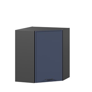 Шкаф кухонный угловой Индиго ЛД 298.610.000.158, Чёрный/Тёмно-синий в Норильске
