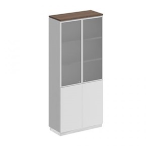 Шкаф для документов двери стекло Speech Cube (90x40x203.4) СИ 308 ДГ БП ДГ/ХР в Норильске