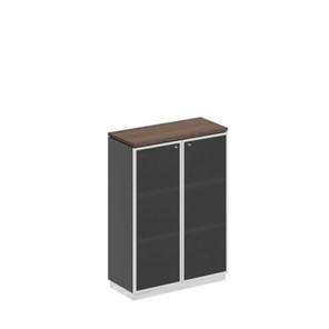 Шкаф для документов средний стекло в рамке Speech Cube (90x40x124.6) СИ 319 ДГ АР ХР в Красноярске