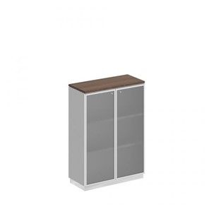 Шкаф для документов средний стекло в рамке Speech Cube (90x40x124.6) СИ 319 ДГ БП ХР в Красноярске