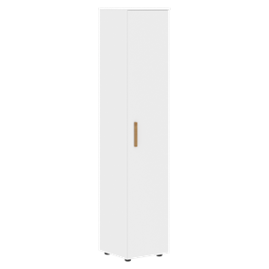 Высокий шкаф с глухой дверью колонна FORTA Белый FHC 40.1 (L/R) (399х404х1965) в Норильске