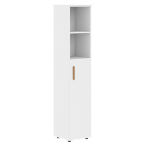 Высокий шкаф колонна с глухой средней дверью правой FORTA Белый FHC 40.5 (R) (399х404х1965) в Красноярске