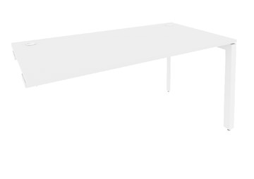 Стол приставной к тумбе O.MP-SPR-4.8 Белый/Белый бриллиант в Красноярске